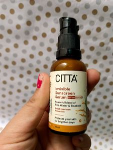 CITTA Invisible Sunscreen Serum SPF 50