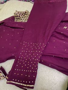 Diamond Work Suit Heavy Tail Updown Shrug