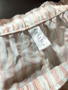 Blush Pink Striped Pajama Shirt – EBLIN