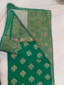 Elegant Green Saree
