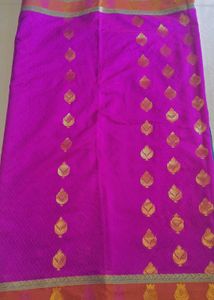 Elegant Purple &amp; Blue Saree