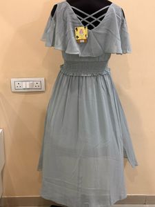 Flowy Light Blue Dress