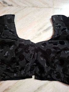 Black Polka Dot Blouse