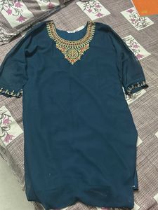 Women Georgette Kurta With Plazzo