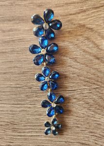 Blue Flower Danglers