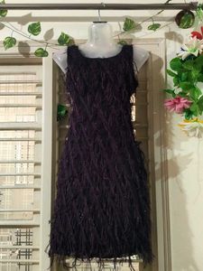 Feathered Party Dress