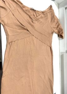 Elegant Beige Dress from Zara