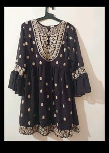 Purple Sharara Without Dupatta
