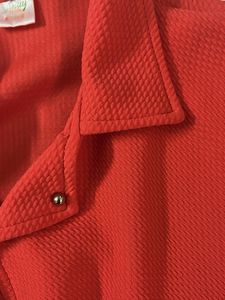 Vintage Red Bell Sleeve Jacket