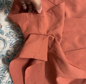 Rust Colored High Waisted Shorts