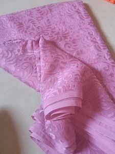Floral Patterned Pink Fabric