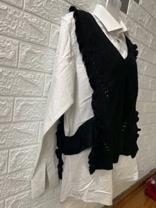 Black Sweater Vest