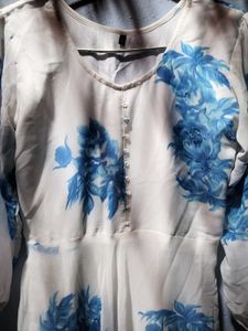 Floral Anarkali Dress