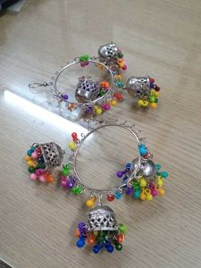 Colorful Jhumka Earrings