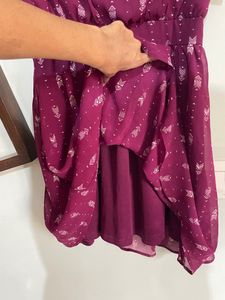 Burgundy Dress