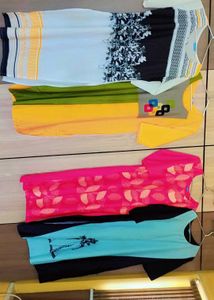 4 Colorful Women's Kurtas