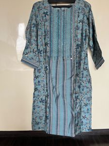 Floral Print Kurti with Pant