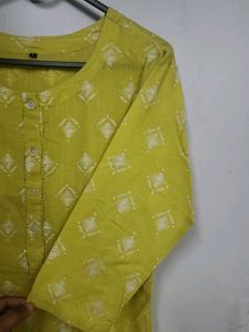 Elegant Lime Green Kurta
