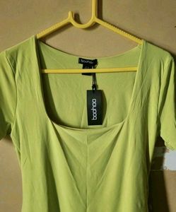 Boohoo Square Neck Bodysuit