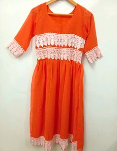 Vintage Brand New Orange Dress