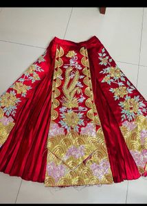 Red Embroidered Chinese Wedding Jacket