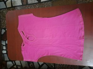 Pink Top With Little Back Cutout