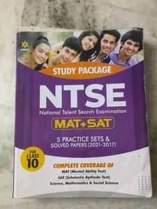 Arihant Ntse Mat + Sat Book With Practice Paper