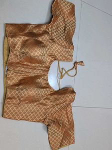 Golden Brocade Blouse