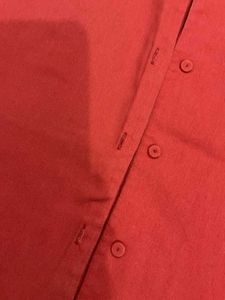 Coral Button-Down Shirt