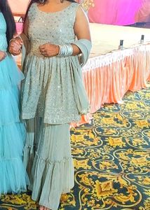 Grey Sharara Set 🤍✨
