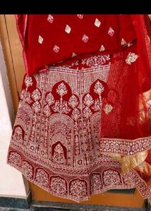 Maroon Embroidered Lehenga Choli