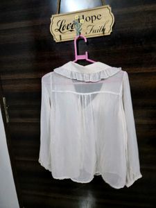 Elegant Sheer Blouse