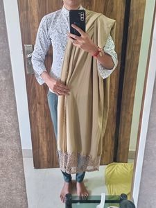 Chiffon Stole...with Crochste Work