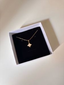 LV Patterned Necklace Anti-tarnish