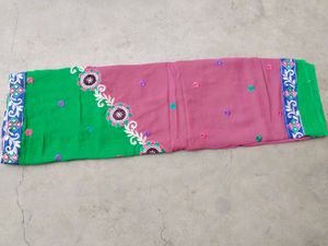 Embroidered Saree. Offer Price