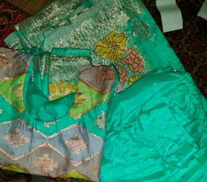 Banarsi Multi Colour Dupatta Set