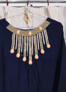 Elegant Navy Blue Kurta