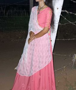 Pink Kurta Set &amp; Dupatta