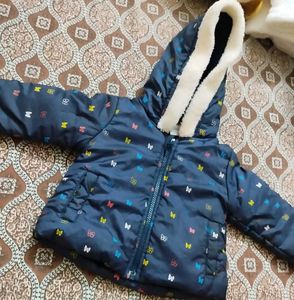 Cute Butterfly Padded Jacket