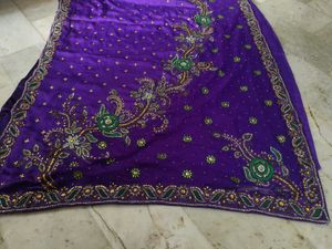 Dimond Work Saree