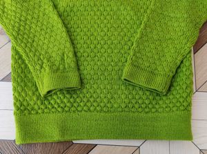 Bright Green Knit Sweater