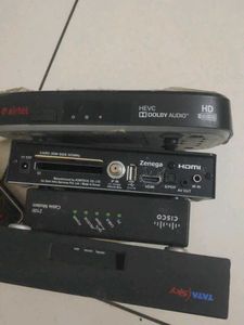 Gadgets Bundle: STB,  SPEAKERS, POWER cord&amp; M