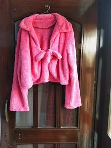 URBANIC Plush Crop Jacket