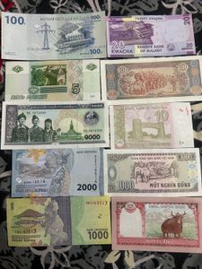 World Currency Collection 10 notes