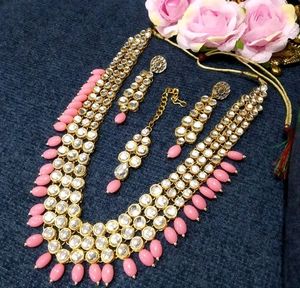Anushka Sharma Gold Antique Long Neck