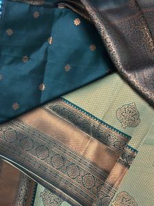 Brand New Green Silk Saree