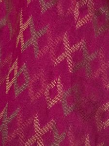 Beautiful rani pink cotton patterned Blouse