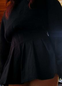 Black Pleated Dress