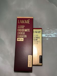 Lakme Foundation & Lipstick