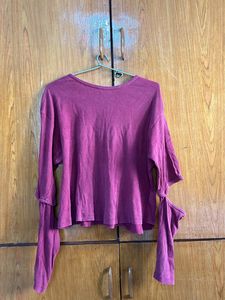 Maroon Fitted Shirt
